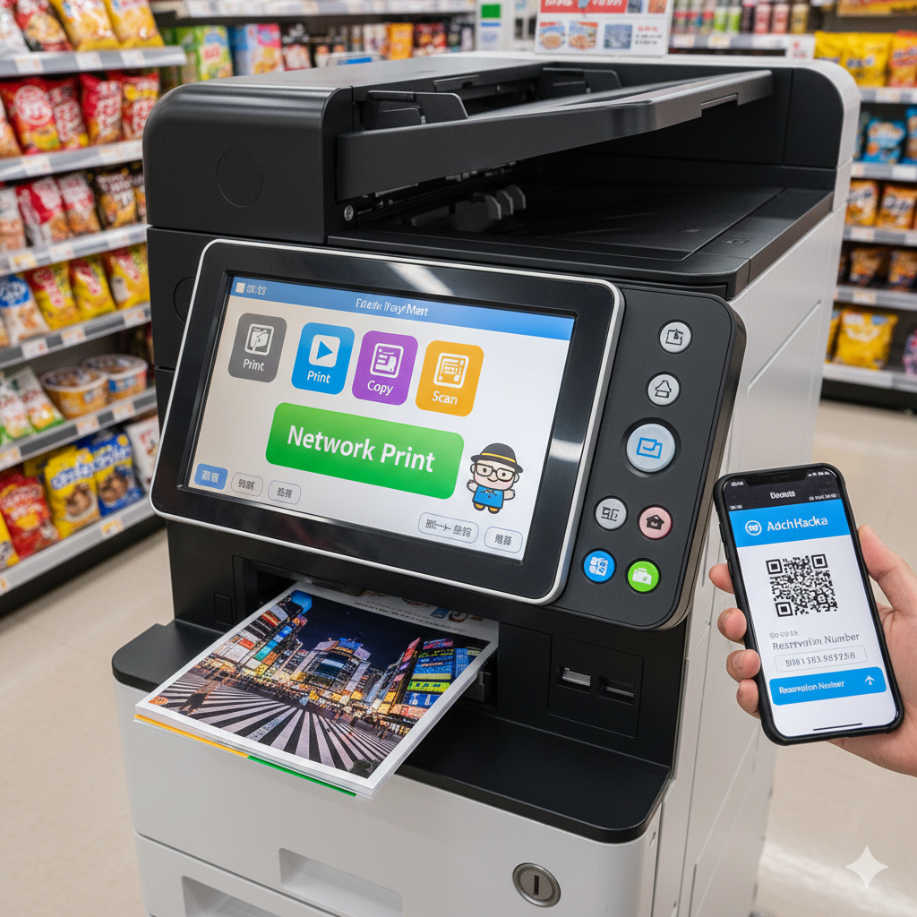 How to Print Documents and Photos at Convenience Stores in Japan (Network Print Guide)